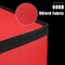 Christmas Ornament Storage Box with Dividers, Christmas Balls Storage Containers with Zipper & 4 Removable Trays - Holds Up to 64 Balls - 600D Oxford Christmas Decoration Storage Organizer, Red